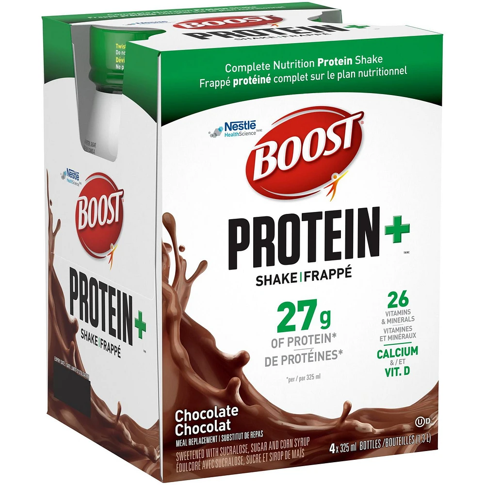 Protein+ Shake Meal Replacement, 4 x 325 ML