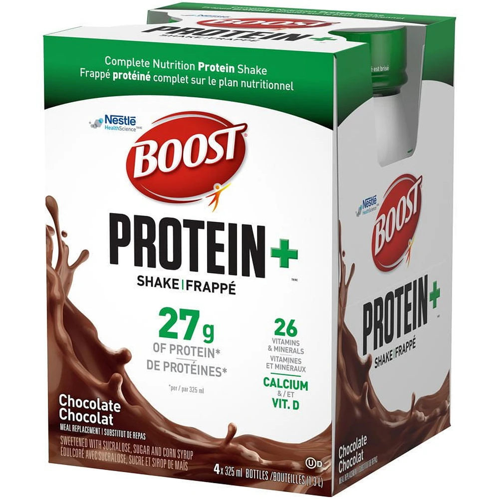 Protein+ Shake Meal Replacement, 4 x 325 ML