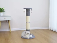 Home4Cat Sisal Scratching Post with Toys