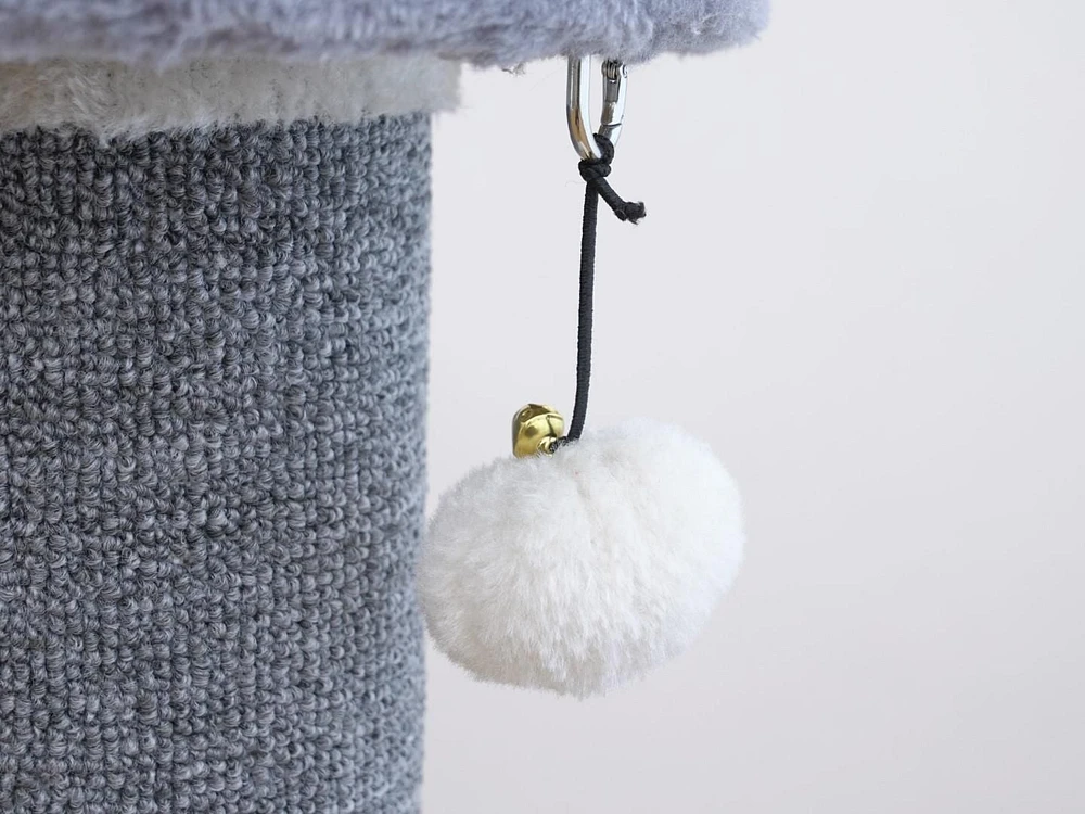 Home4Cat Sisal Scratching Post with Toys