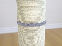 Home4Cat Sisal Scratching Post with Toys