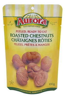 Châtaignes rôties Aurora prêtes à manger