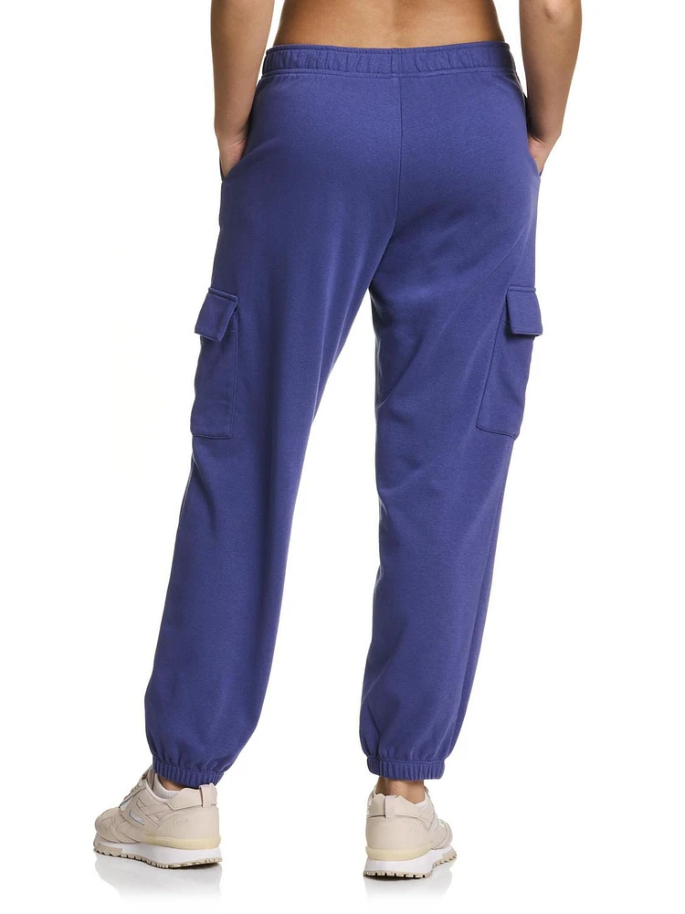 Reebok Women’s ‘Feels Good’ Cargo Jogger Utility Sweatpants