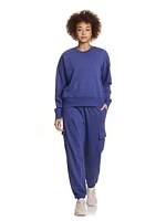 Reebok Women’s ‘Feels Good’ Cargo Jogger Utility Sweatpants