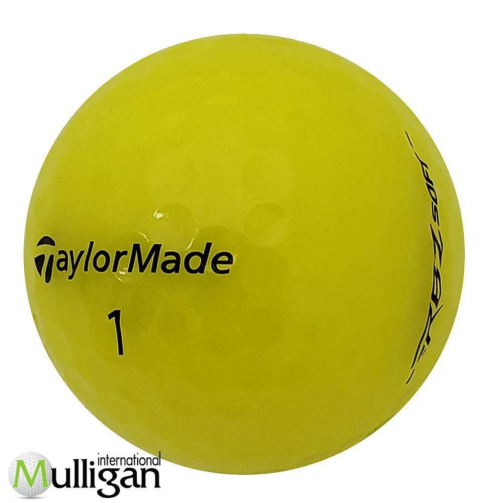 Mulligan - 60 Taylormade RBZ Soft 4A Recycled Used Golf Balls, Yellow