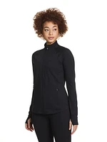 Reebok Women’s Reflex Performance Full-Zip Jacket With Pockets