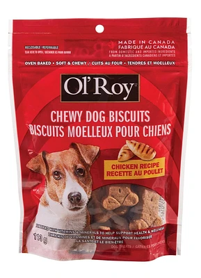 Ol'Roy chewy chicken recipe dog biscuits, 113g