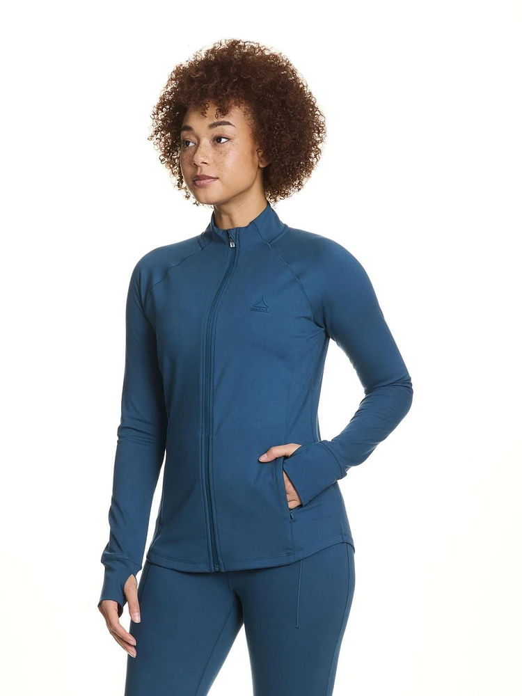 Reebok Veste Reflex Performance entièrement zippée avec poches pour femmes