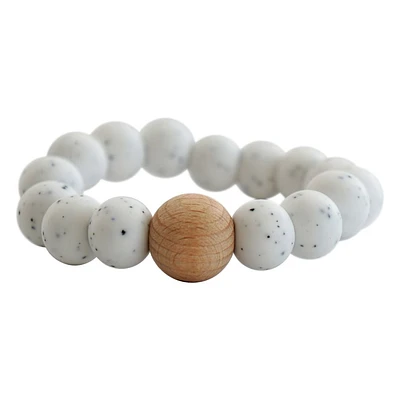 Tiny Teethers Attache-sucette La silicone souple est douce sur les gencives de bébé.