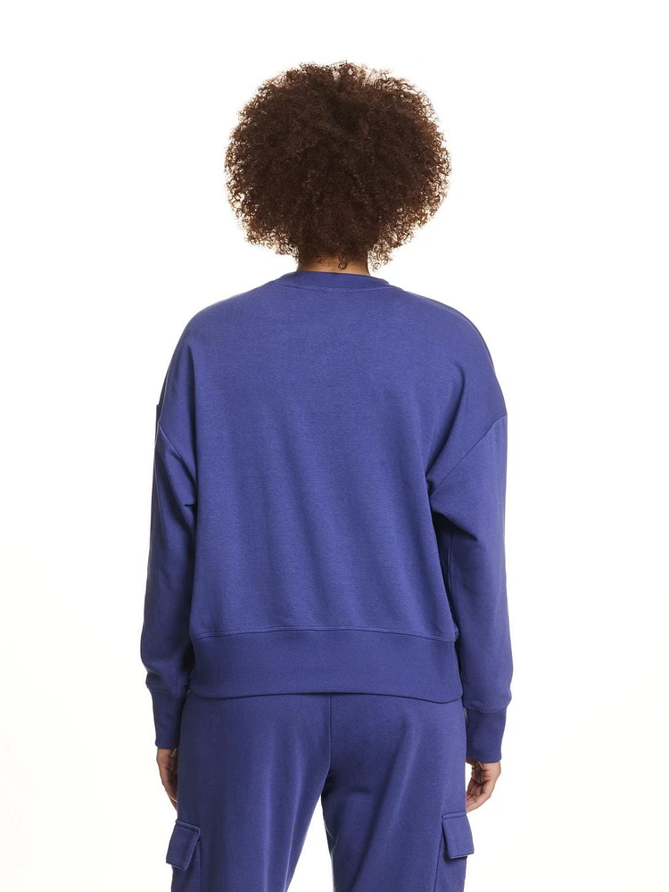 Reebok Feels Good Meet & Greet Crew French Terry Sweat-shirt pour femme