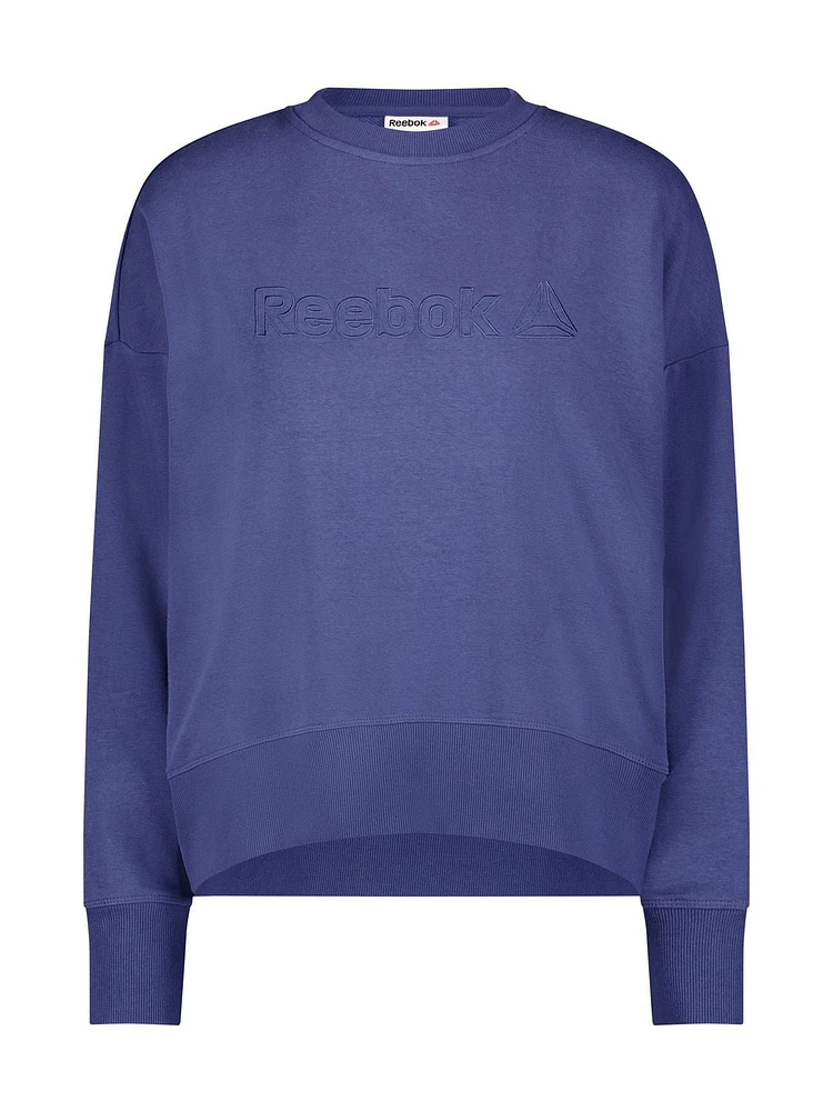 Reebok Feels Good Meet & Greet Crew French Terry Sweat-shirt pour femme