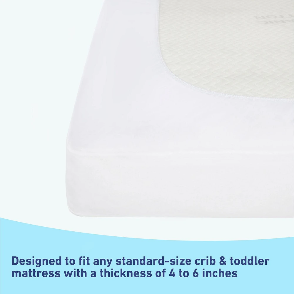 Protège-matelas imperméable pour berceau et tout-petit Graco Premium