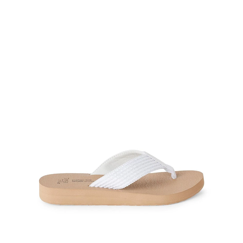 Tongs confort Time and Tru pour femmes