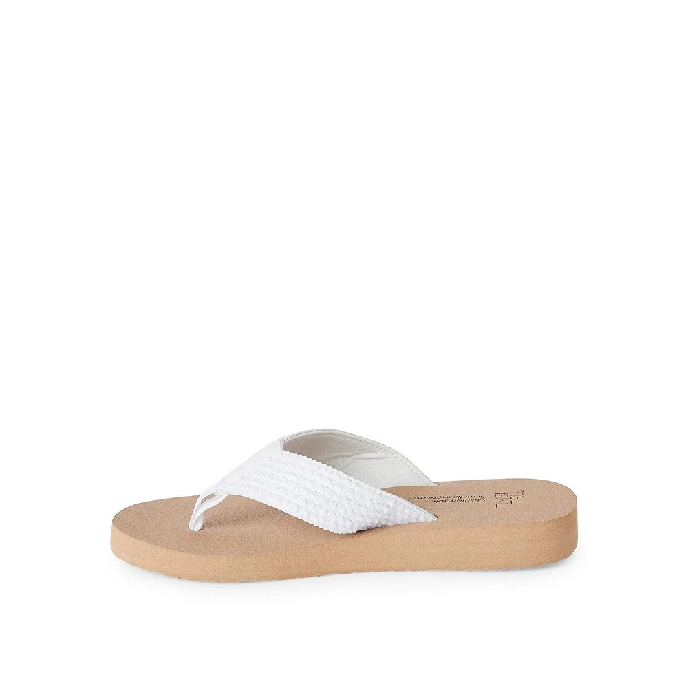 Tongs confort Time and Tru pour femmes