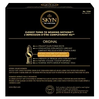 SKYN ORIGINAL Condoms, Non-Latex, Natural feel with SKYNFEEL ™ technology, 24 Count Box