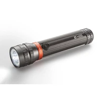 Ozark Trail 400 Lumen LED Aluminum Flashlight, Silver & Green, Camping Flashlight