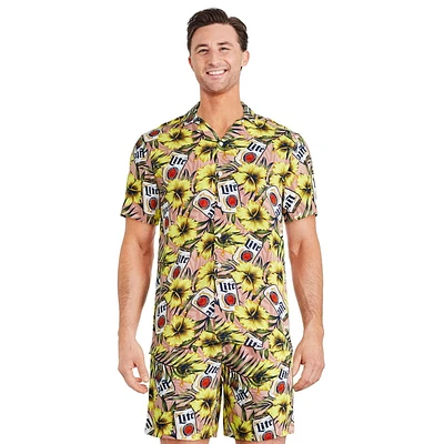 Chemise de vacances Miller Lite pour hommes Tailles P-TG