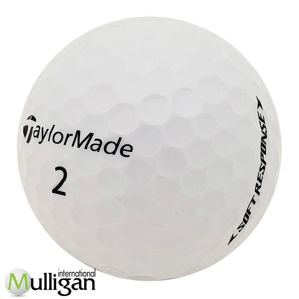 Mulligan - 36 Taylormade Soft Response 4A Recycled Used Golf Balls, White