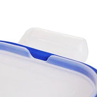 Mainstays 1520ML RECTANGLE GLASS FOOD STORAGE WITH DIVIDER, 1520ML RECT STORAGE WITH DIVIDER