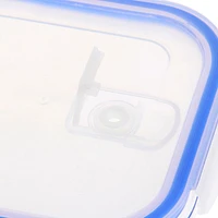 Mainstays 1520ML RECTANGLE GLASS FOOD STORAGE WITH DIVIDER, 1520ML RECT STORAGE WITH DIVIDER