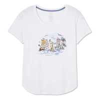 T-shirt de nuit à encolure dégagée George pour femmes