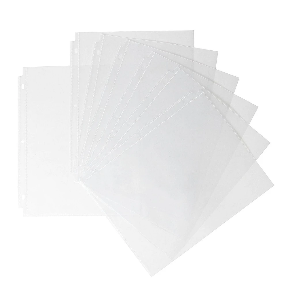 Pen+Gear Heavyweight Sheet Protectors, 9 1/4 x 11 1/5 inch