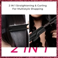 TYMO Airflow<br>2 in 1 Hair Curler and Straightener, 2 in 1 Hair Curler and Straightener