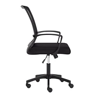 CorLiving Cooper Ergonomic Mesh Back Adjustable Height Office Chair with Wheels - Comfortable Office Desk Chair/Computer Chair