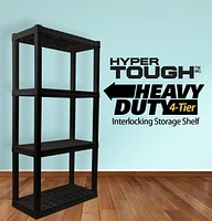 HYPER TOUGH 4-Tier Utility Interlocking Shelf