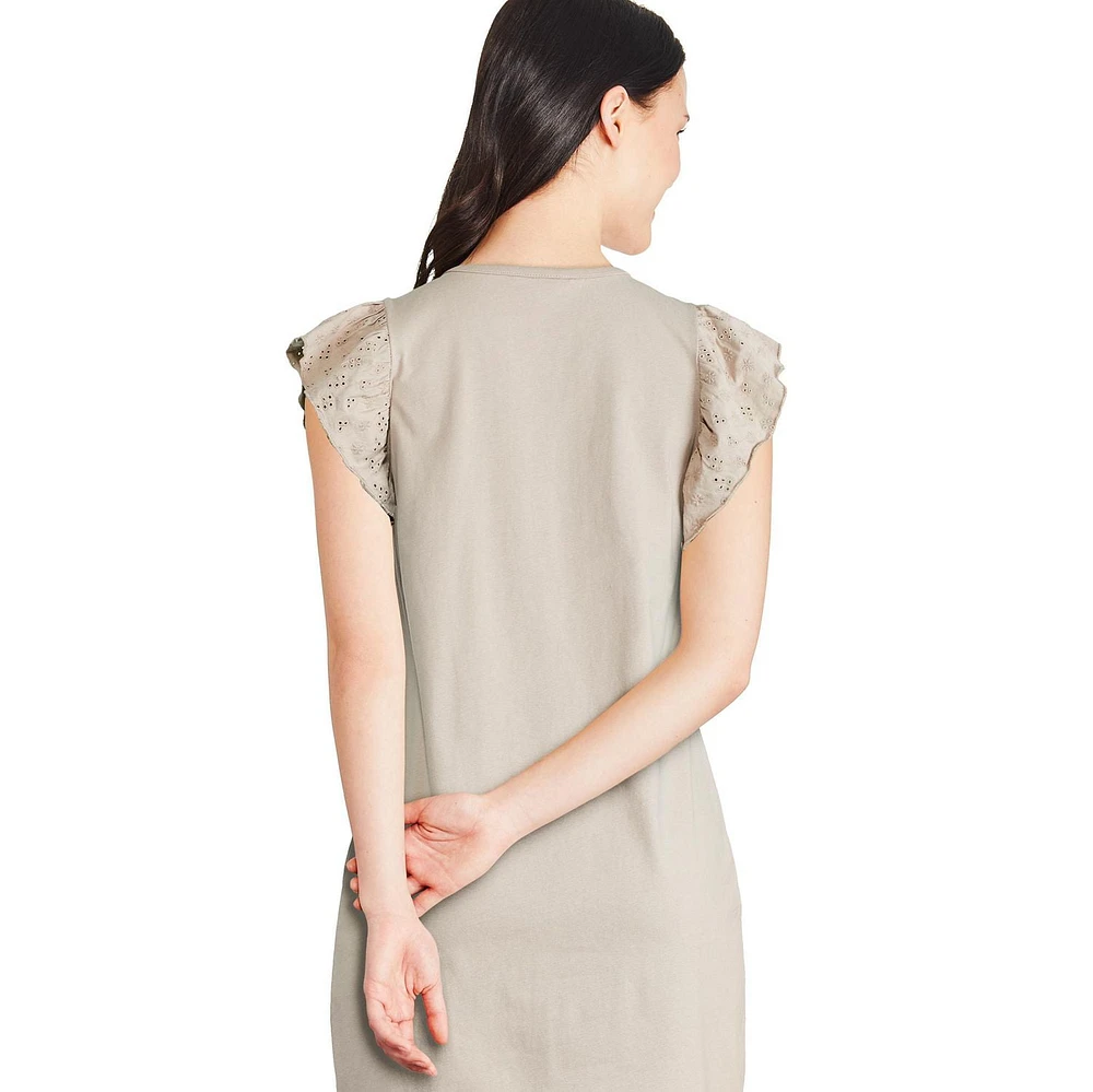 George Women's Flutter Sleeve Dress