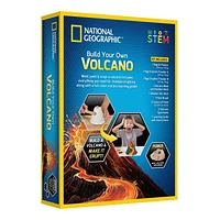 National Geographic Build Your Own Volcano Kit for Kids, STEM Series, Ages 8 and up, Build An Erupting Volcano