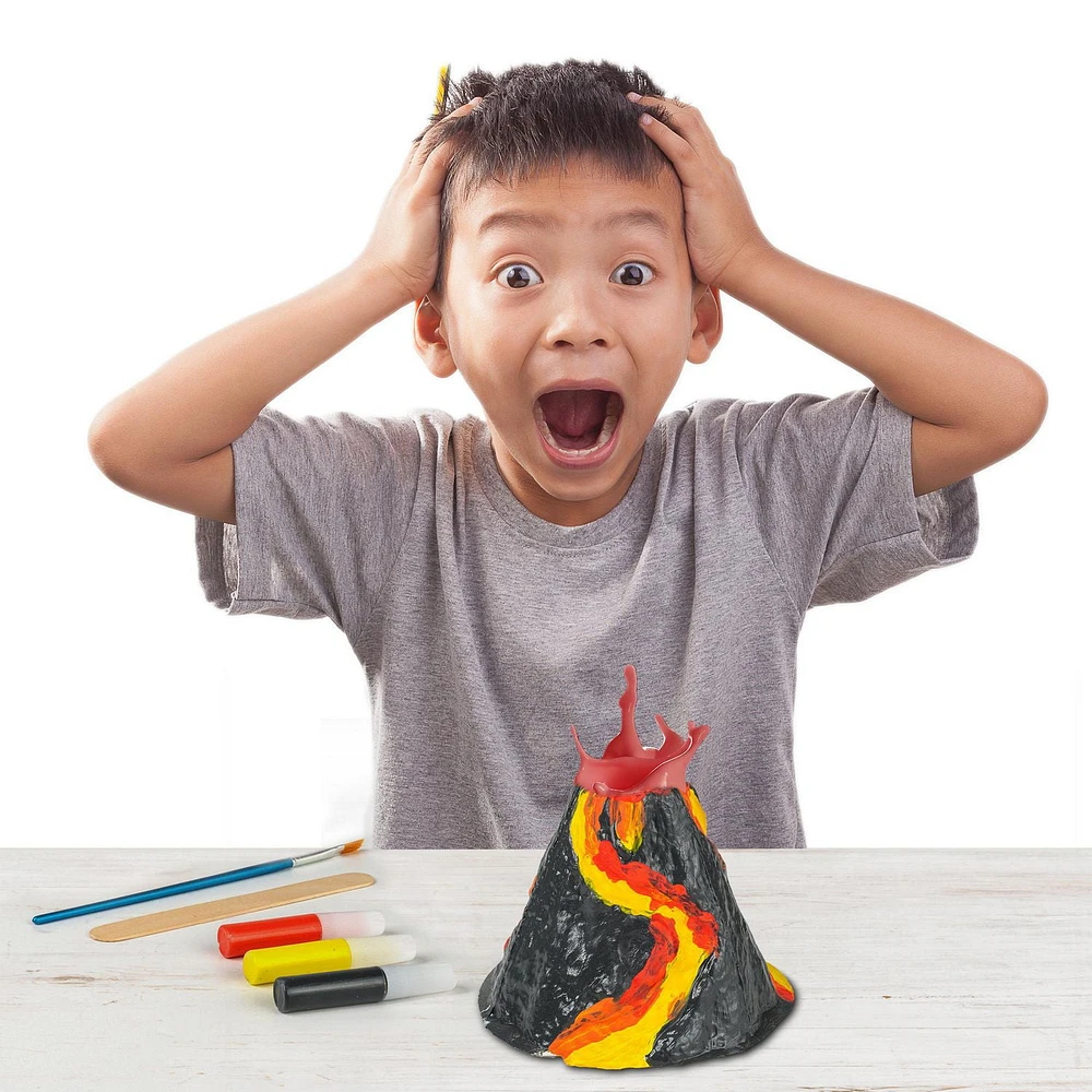 National Geographic Build Your Own Volcano Kit for Kids, STEM Series, Ages 8 and up, Build An Erupting Volcano