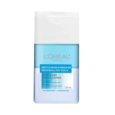 L'Oréal Paris Gentle Eye Makeup Remover, Oil-free, Non-greasy, 125 mL