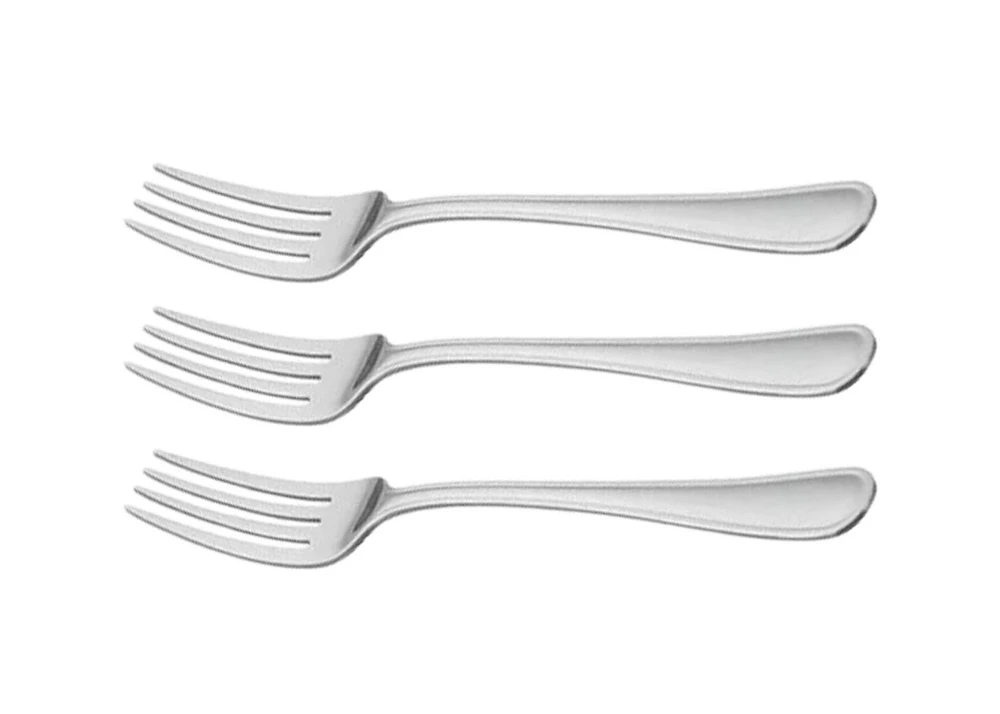 Mainstays 3-Piece Fleetline Salad Fork Stainless Steel Silver, MS Fleetline Salad Forks