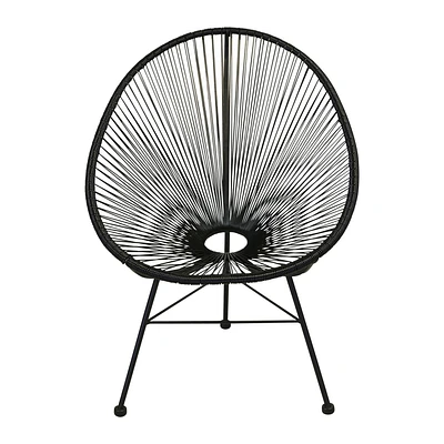 Plata Import - Acapulco Wire Chair in Black