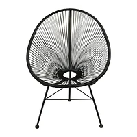 Plata Import - Acapulco Wire Chair in Black