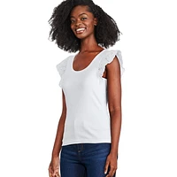 T-shirt à manches évasées George pour femmes Tailles TP–TTG