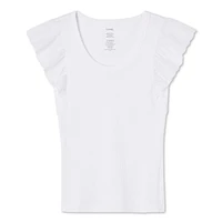 T-shirt à manches évasées George pour femmes Tailles TP–TTG