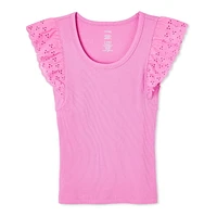 T-shirt à manches évasées George pour femmes Tailles TP–TTG