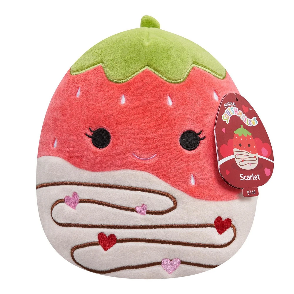 Squishmallows Valentines 8" - Scarlet the White Chocolate Strawberry