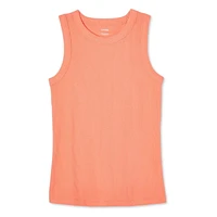 George Women's High Neckline Rib Tank