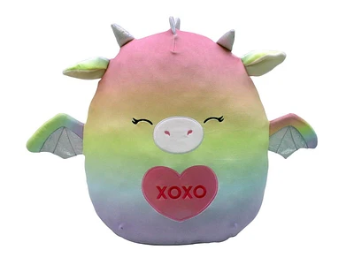 Squishmallows Valentines 16" - Dragon arc-en-ciel