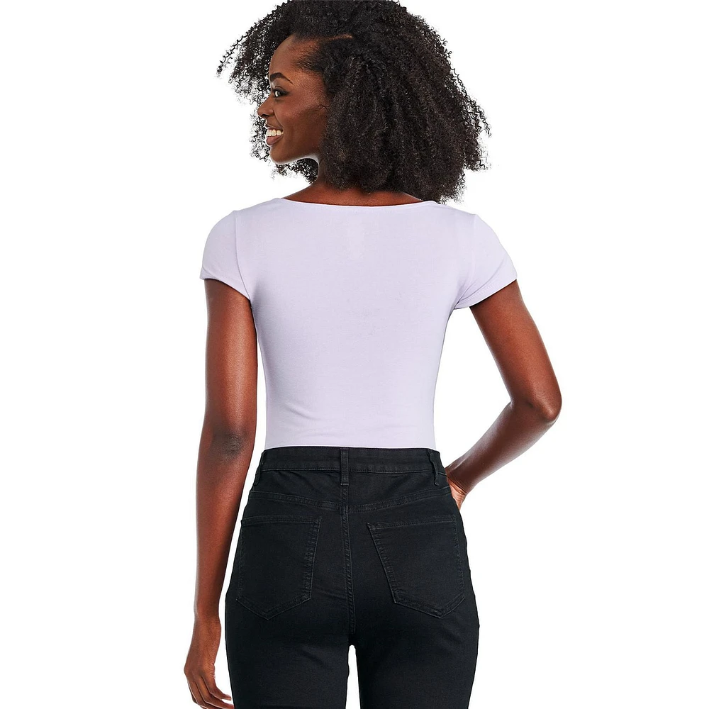 George Women's Scoop Neckline Bodysuit, Sizes XS-XXL