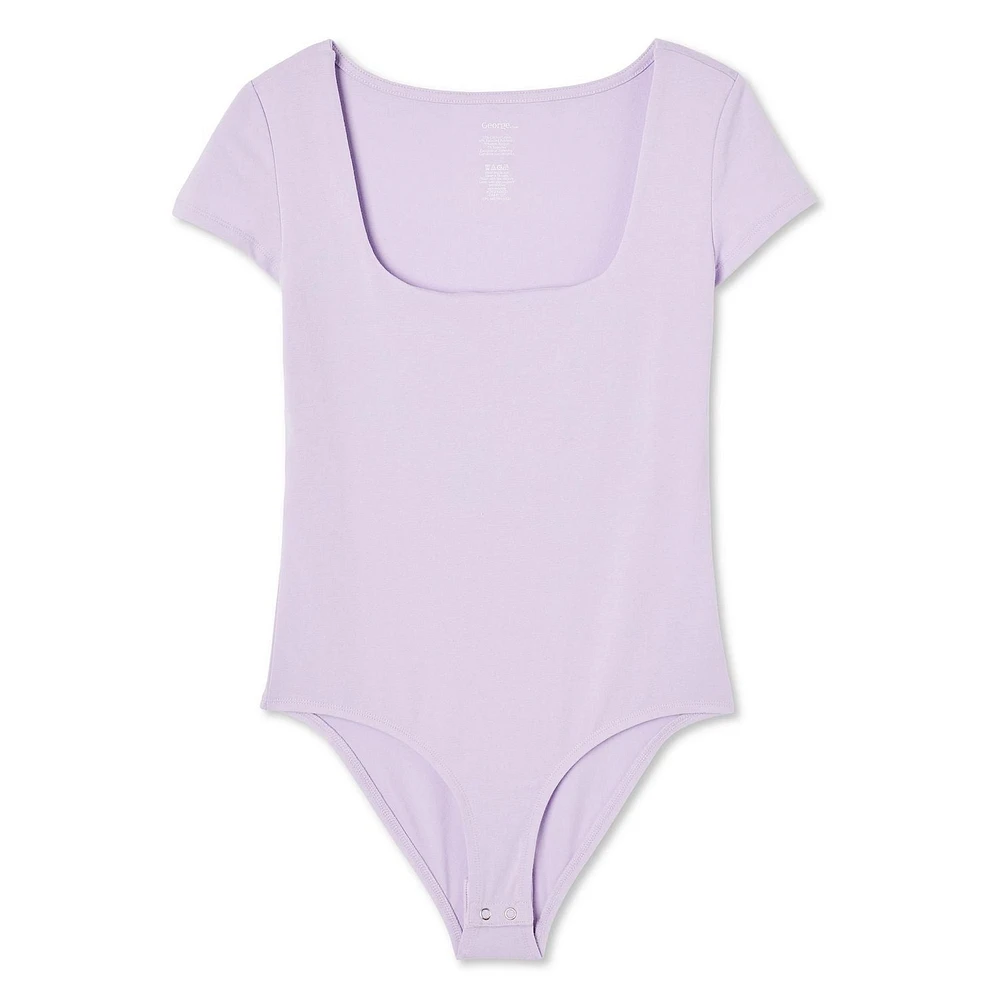 George Women's Scoop Neckline Bodysuit, Sizes XS-XXL