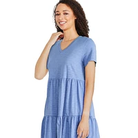 George Women's Tiered T-Shirt Dress, Sizes XS-XXL