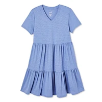 George Women's Tiered T-Shirt Dress, Sizes XS-XXL