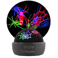 Halloween Lightshow Projection-Tabletop ShadowLights w/Inner Motion-Spider (RGB)