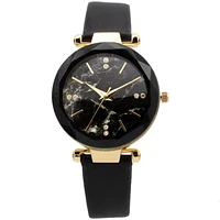 Montre  pour femme avec bracelet noir