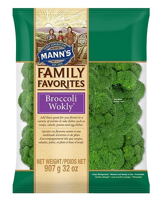 Broccoli, Florets, Mann's, 2 lb