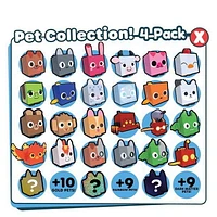 PET SIMULATOR X - Mystery Pet Minifigures 4-Pack